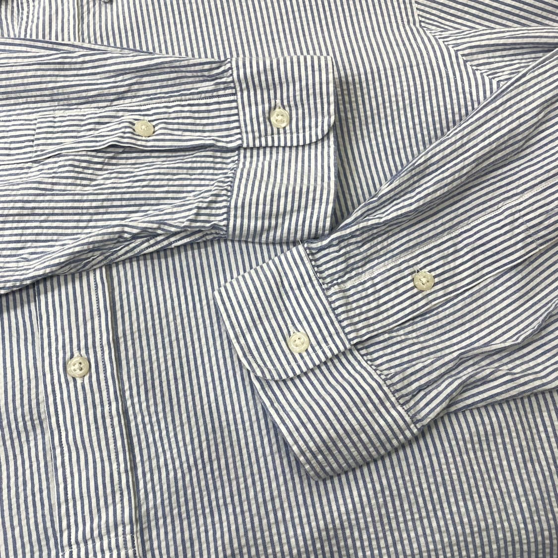 (XL) POLO 폴로 랄프로렌 스트라이프 하프 버튼 셔츠 Kenneth 상품이미지8