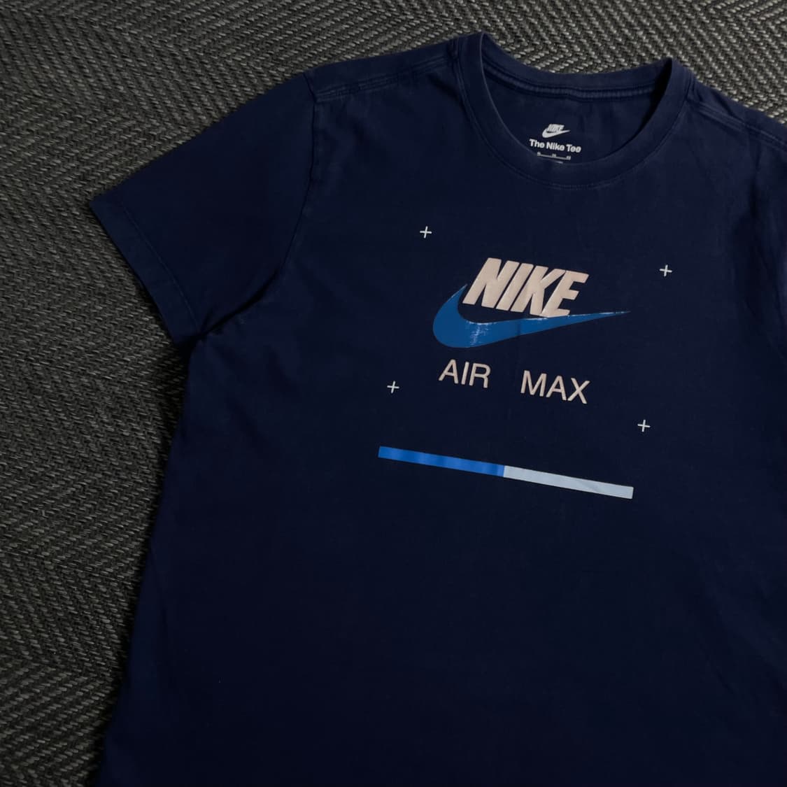나이키 NSW 에어맥스 빅로고 반팔 티셔츠 네이비y 4444 상품이미지3