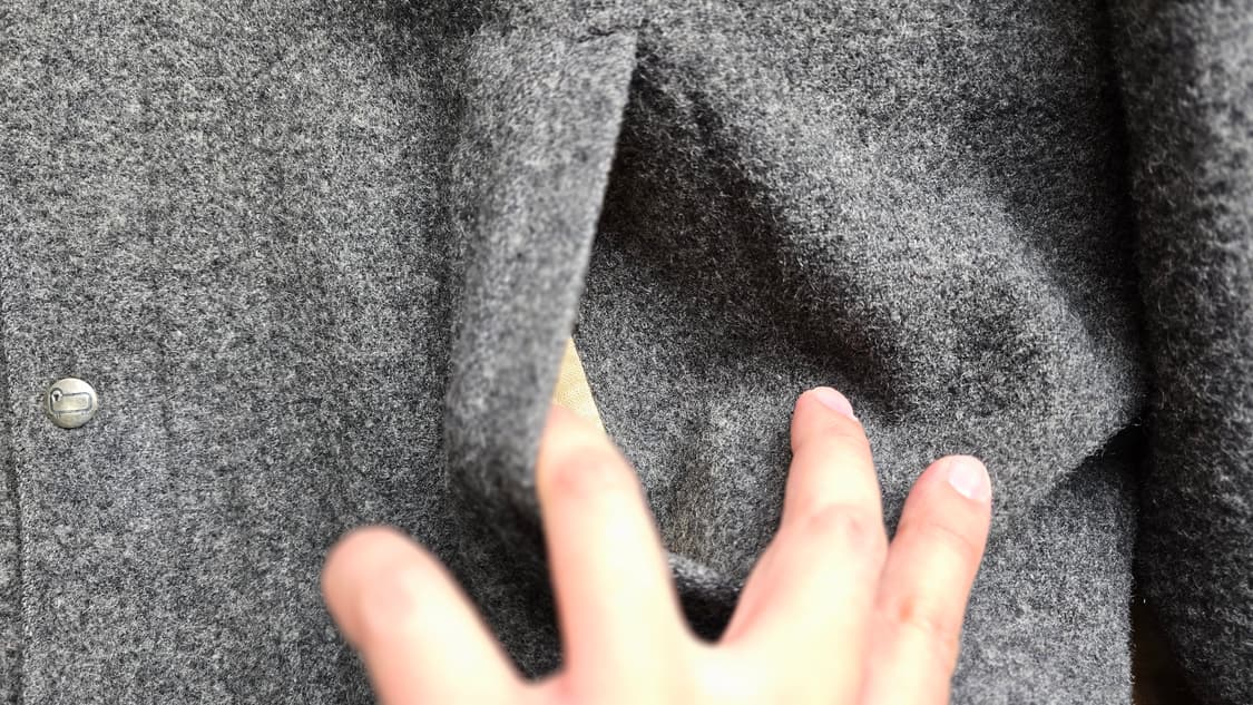 레어) WOOLRICH 울리치 울 헌팅 자켓 바시티 XL , USA 상품이미지3