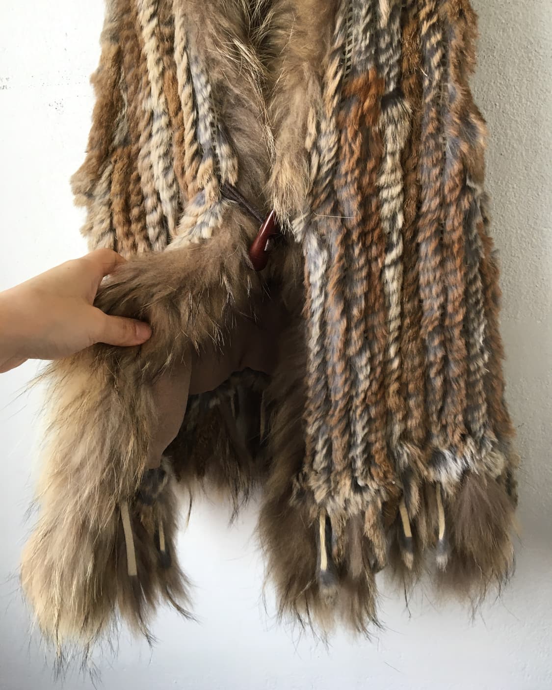 Mixed fur vest 상품이미지5