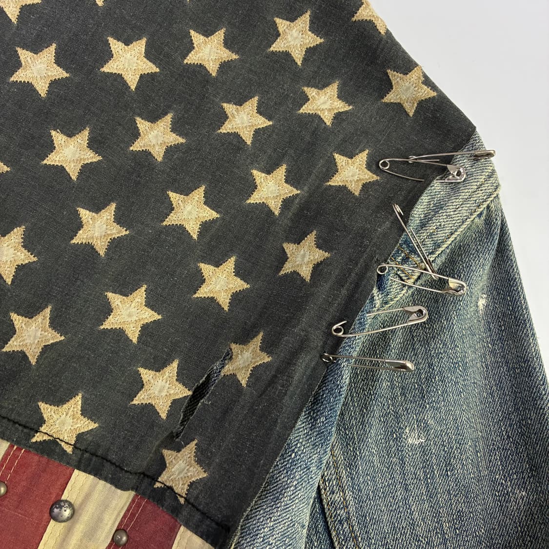 Denim&supply 폴로 데님앤 서플라이 USA 성조기 워시드 데미지 상품이미지9