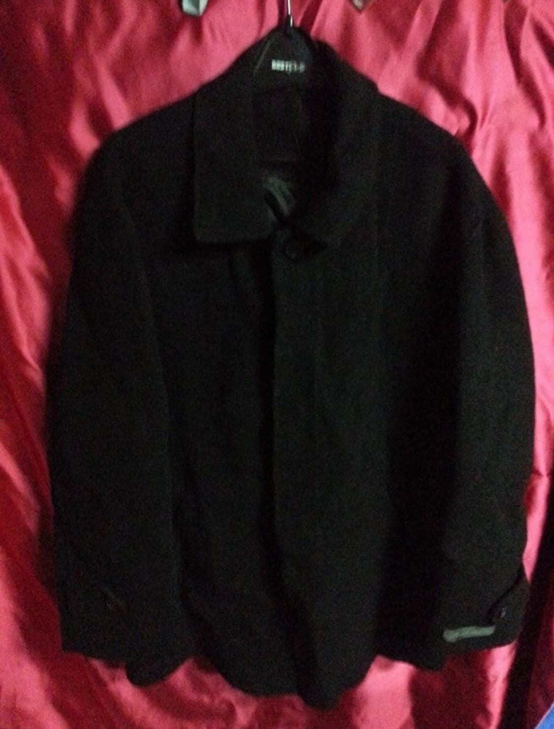 MOVIN 남성 모직 하프 코트 블랙 105 상품이미지1