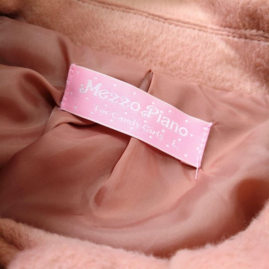 메조피아노 라떼핑크 판초 케이프 코트 라떼갸루 히메갸루 앙크루즈  상품이미지2