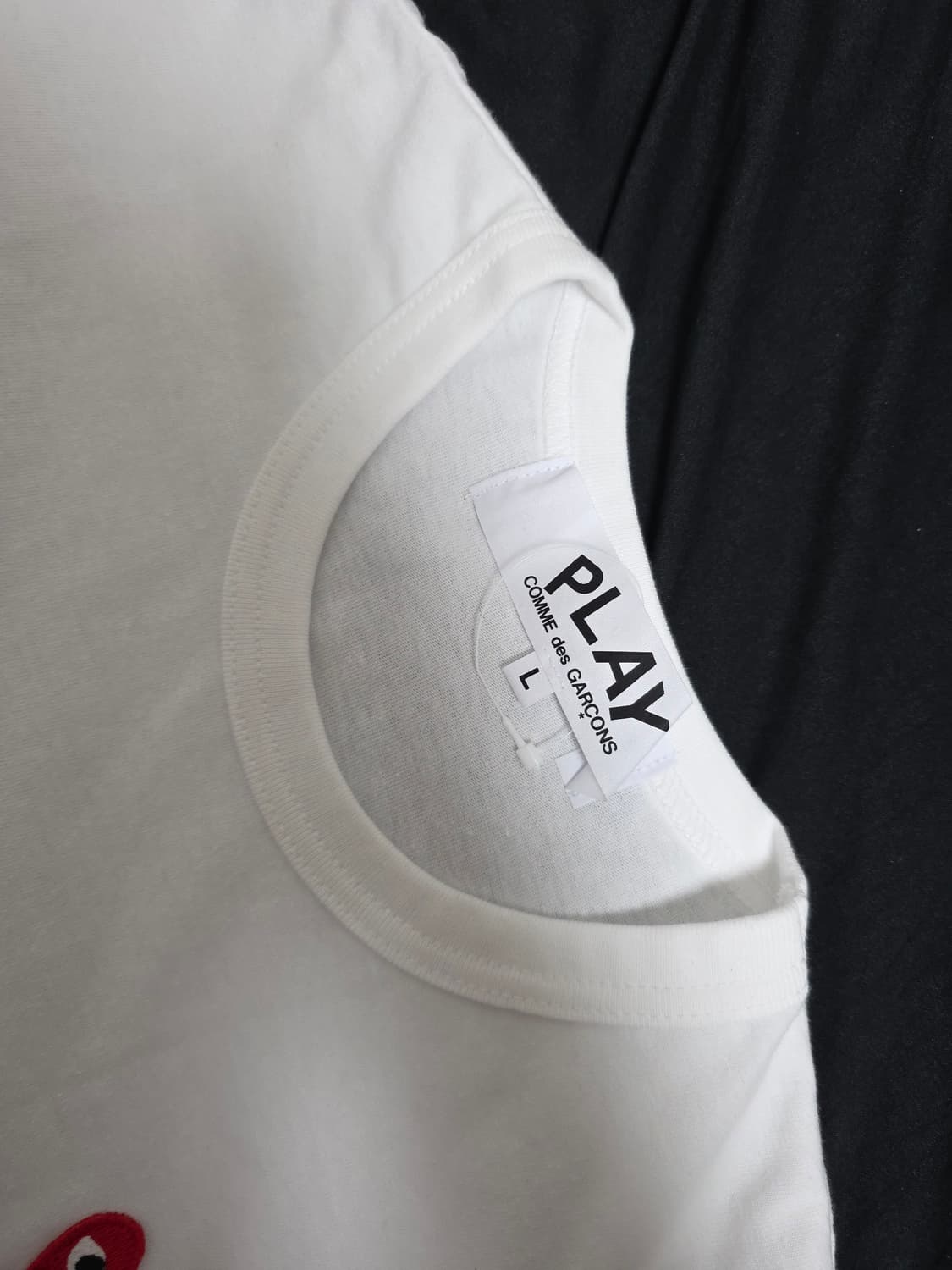 [새상품]꼼데가르송 더블하트 티셔츠 L 상품이미지2