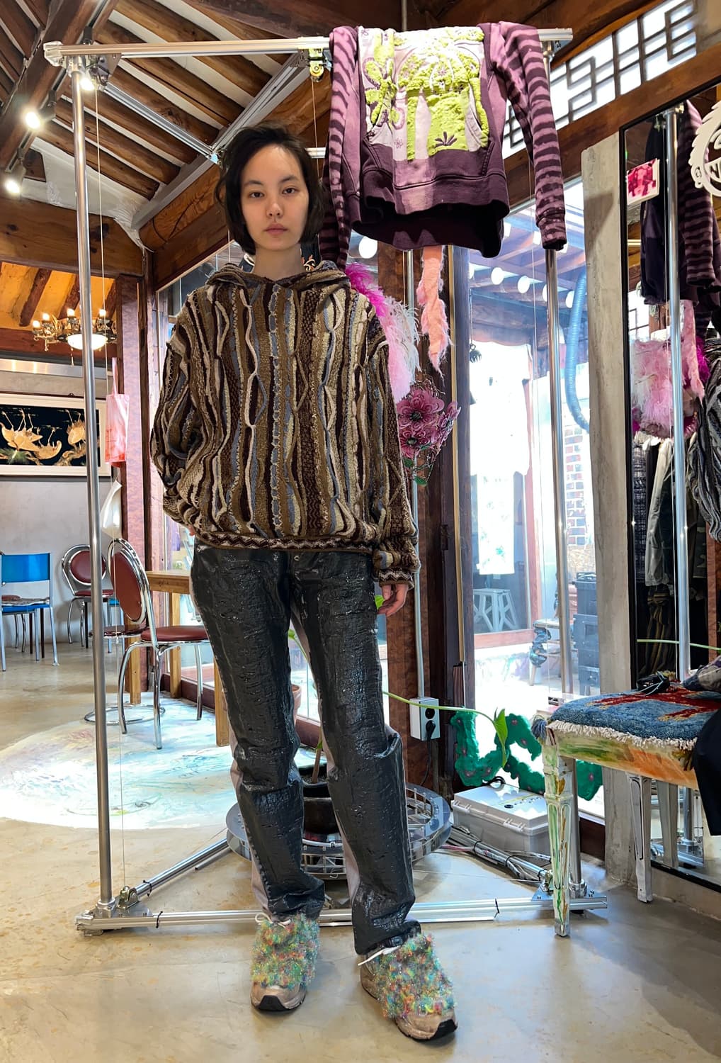 Kapital 7g 가우디 후드 스웨터 상품이미지2