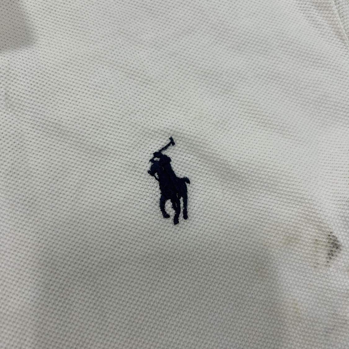 폴로 랄프로렌 화이트 반팔 카라티 xs 상품이미지3