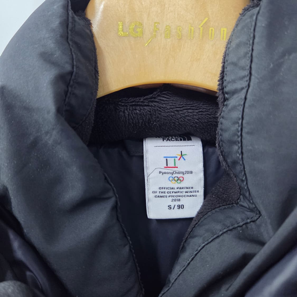 남녀 55/108 노스페이스 평창올림픽 오리털 롱패딩 팀코리아 패치 상품이미지5