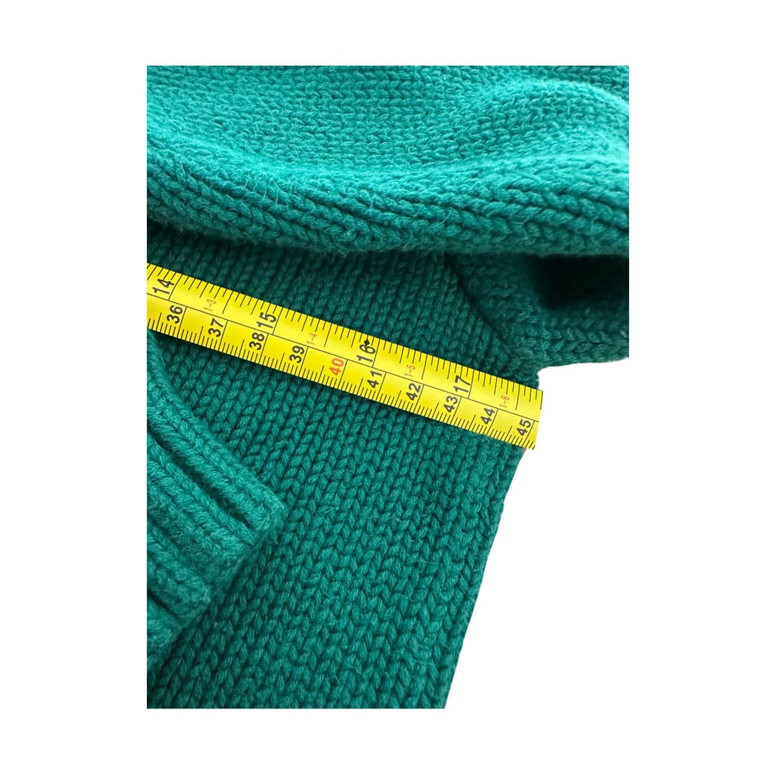 폴로 딥그린 라운드 니트 상품이미지3