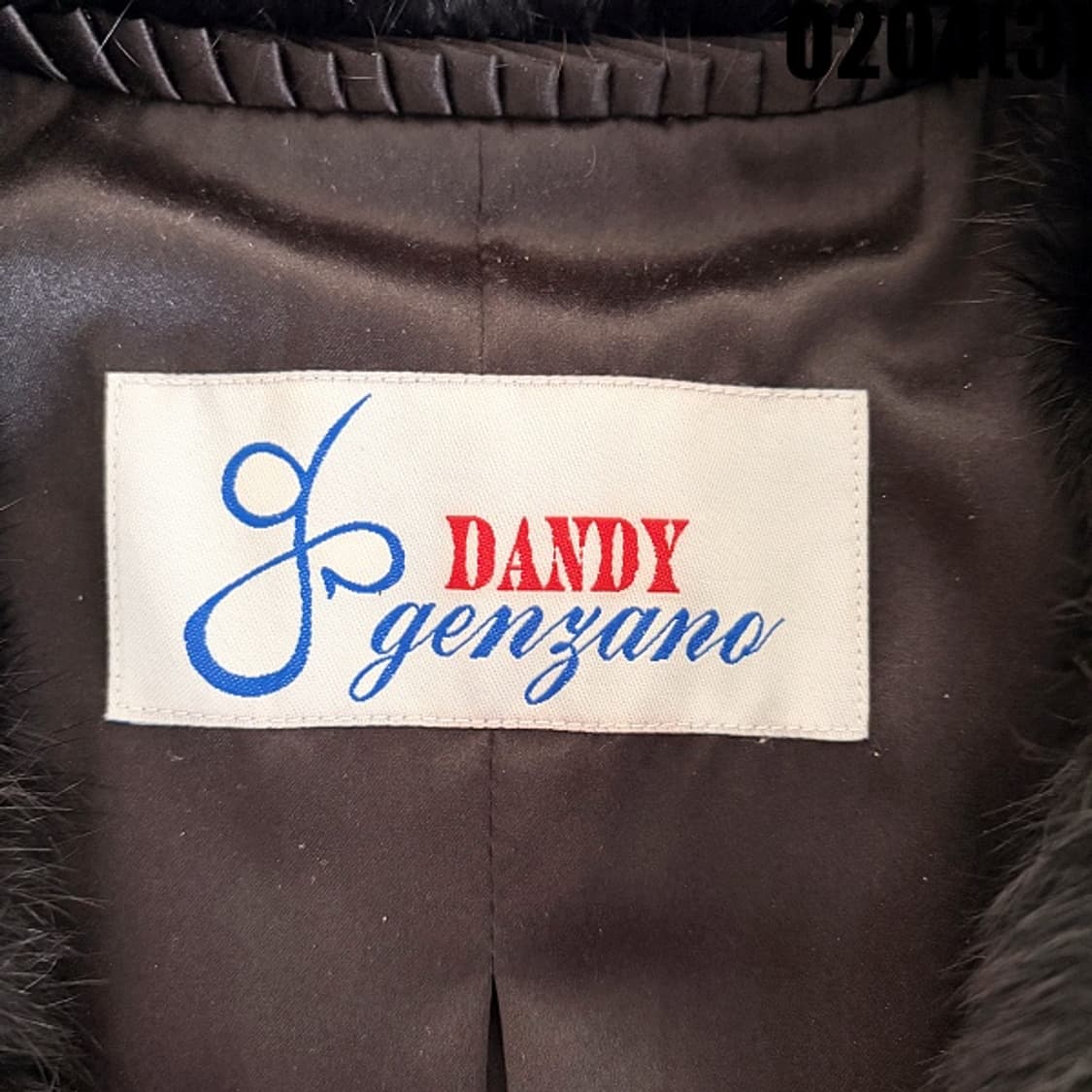 [55] 댄디 리얼 래빗 퍼 토끼털 천연 밍크 롱 코트 0204(3) 상품이미지3