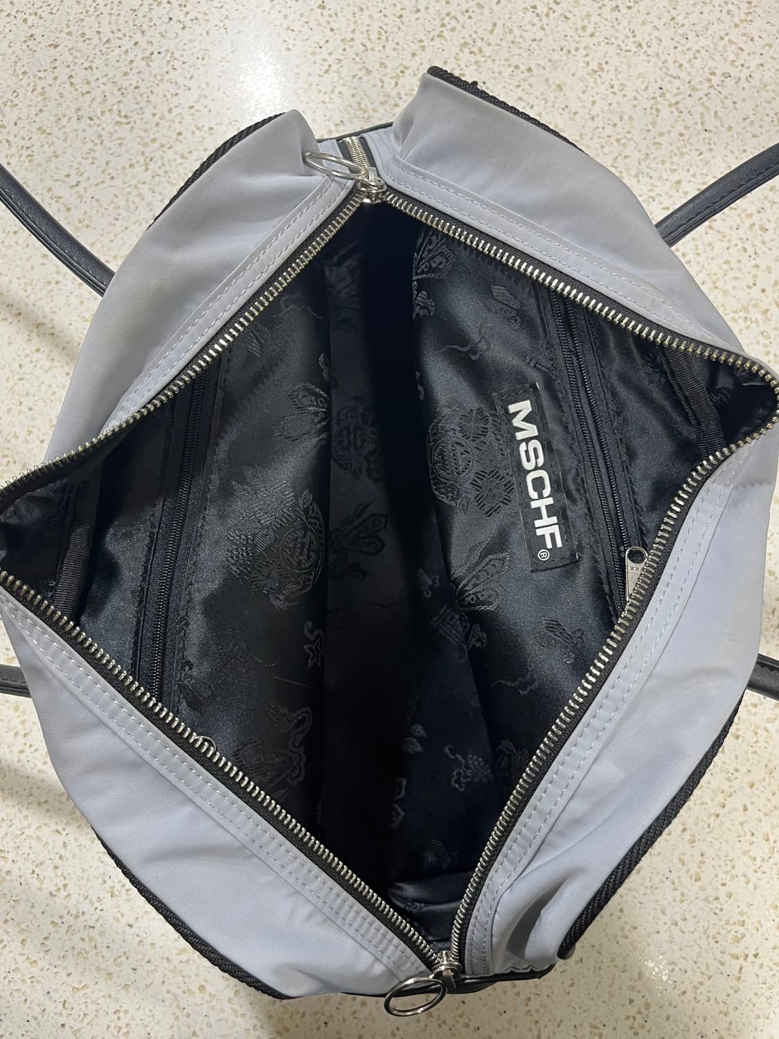 미스치프 볼링백 라이트그레이 상품이미지3