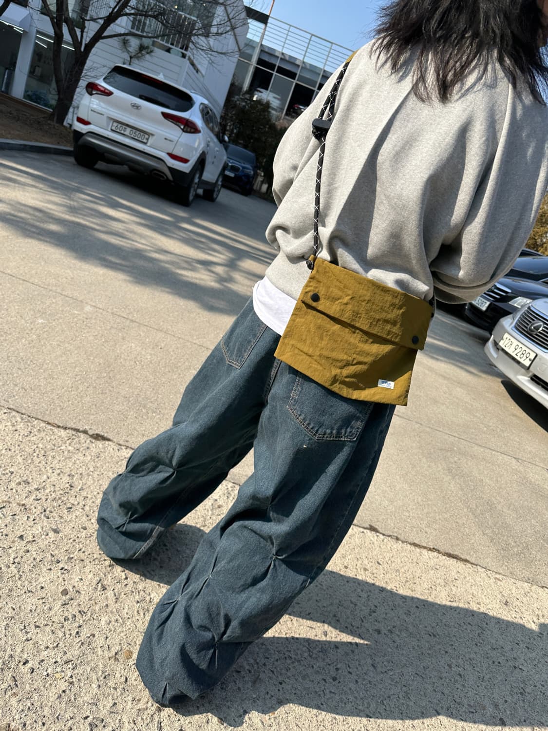 ootj 포인트 와이트 데님 팬츠 상품이미지1