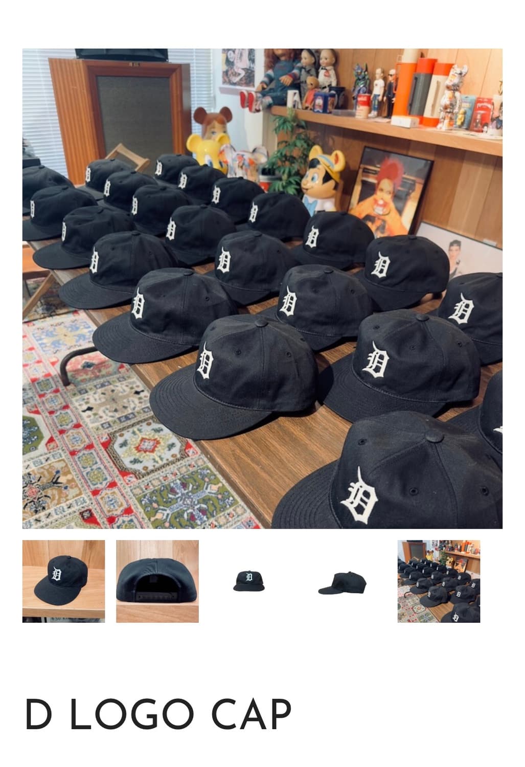 도넛리벤지 D LOGO CAP 새상품 상품이미지2