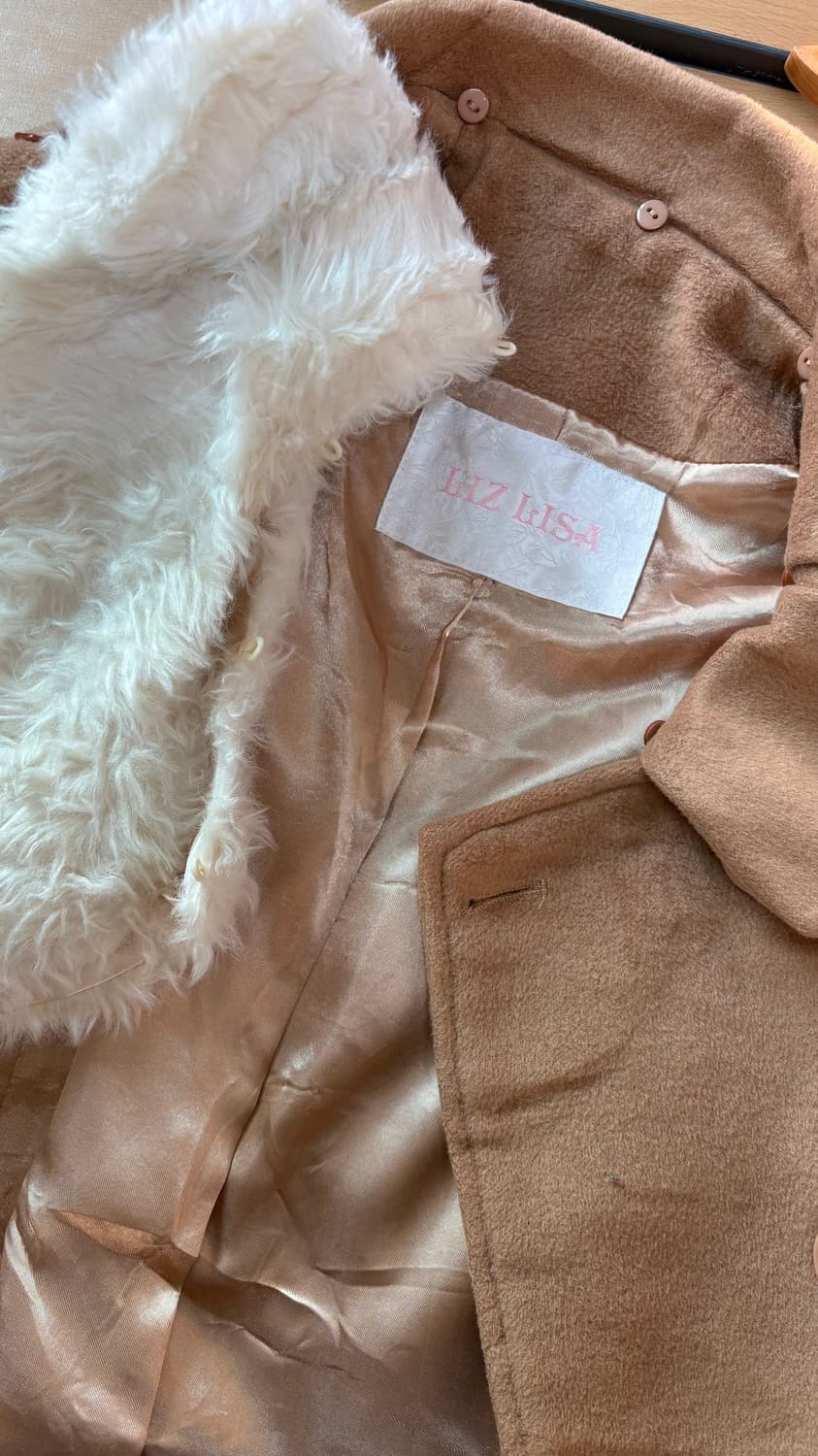 연락주세요 리즈리사 lizlisa 코트 히메갸루 라떼갸루 반코트 라떼코트 상품이미지3