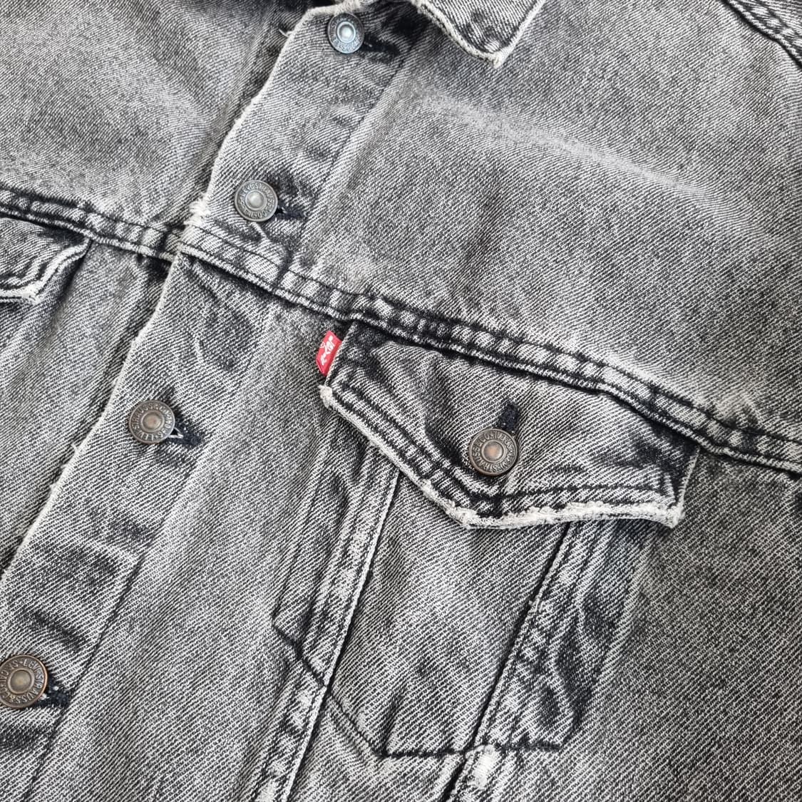 90s LEVI'S 리바이스 트러커 데님자켓 - L  70507-4858 상품이미지4