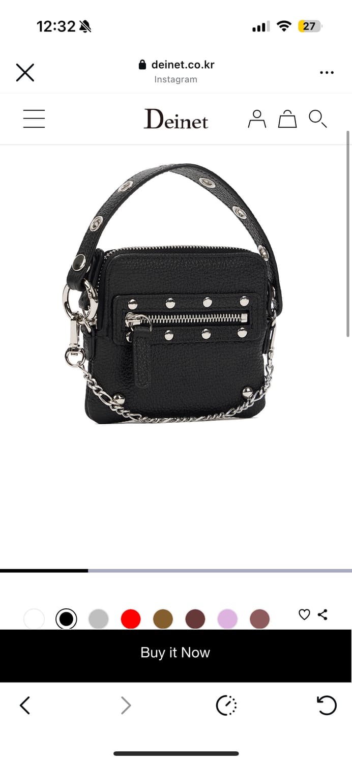 Deinet stud cross chain wallet 상품이미지3
