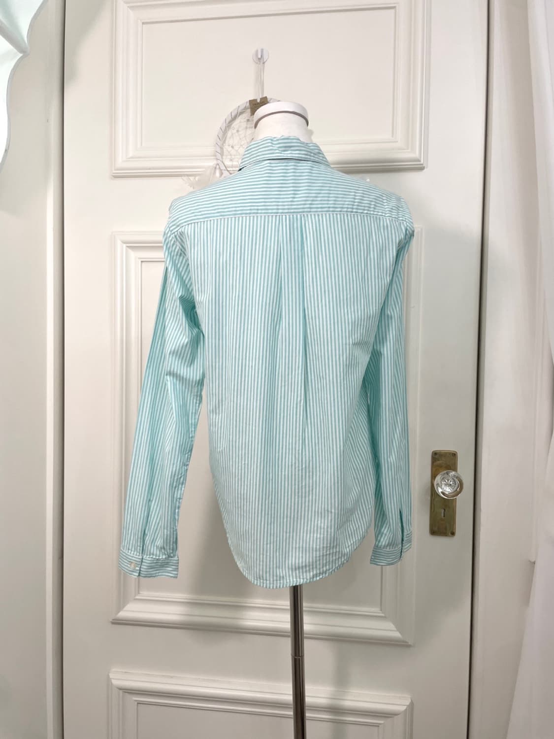 mint stripe basic line shirt(size-L) 상품이미지3