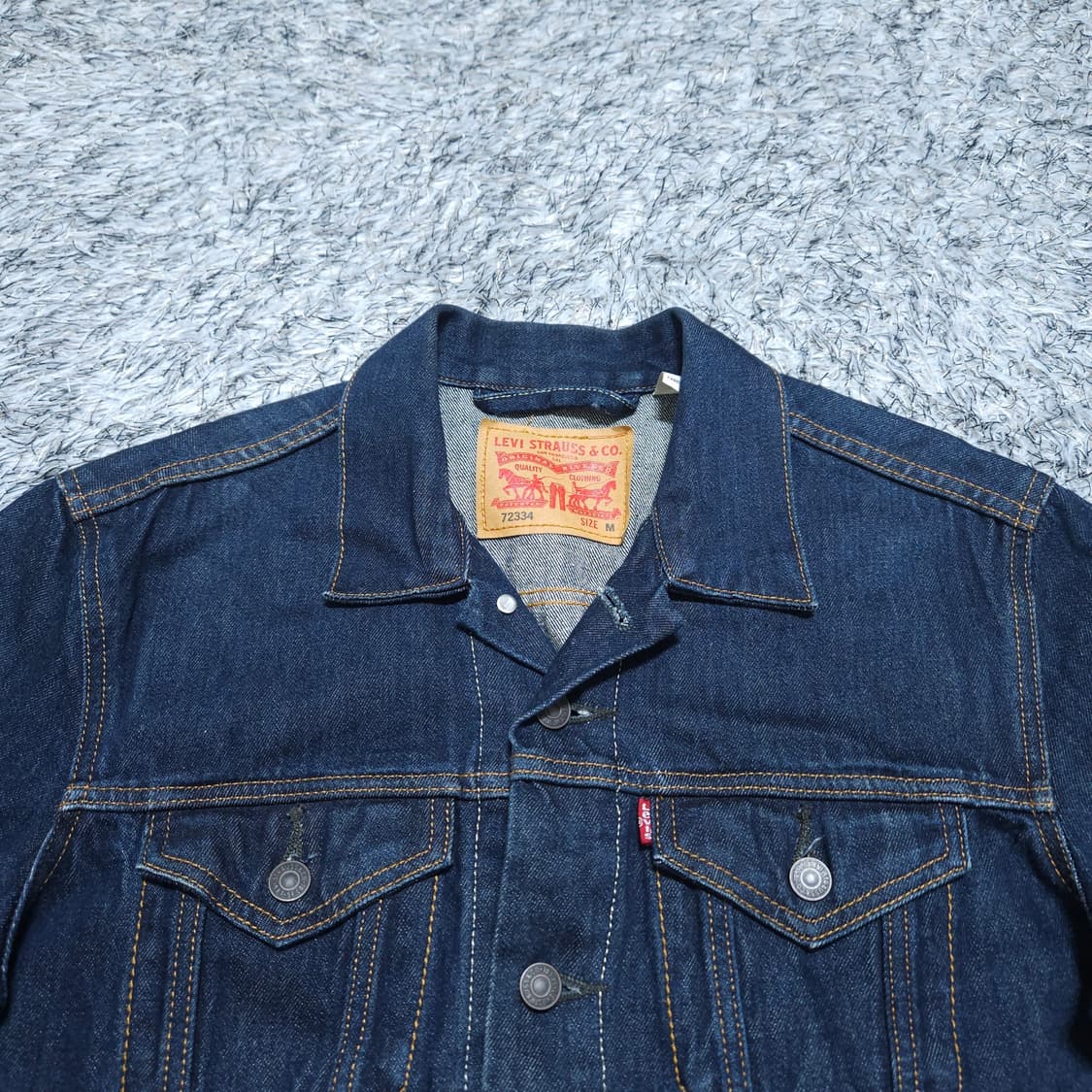 리바이스72334) M 남자 청자켓 트러커자켓 / 왕눈이샵 상품이미지2