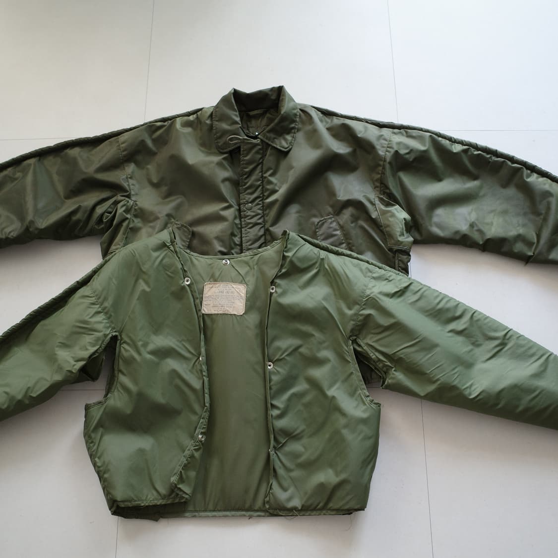 60s USN 미해군 A-1 덱자켓 내피포함 상품이미지2