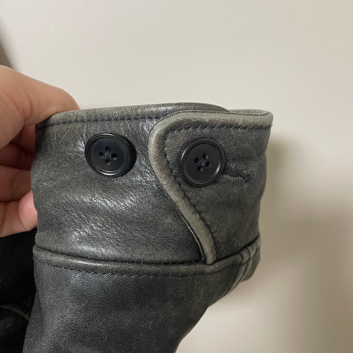 폴로 랄프로렌 여성 시어링 가죽 카 코트 M 상품이미지7