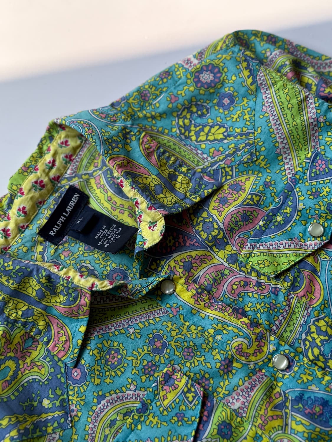 POLO RALPH LAUREN Paisley Shirt 0355 상품이미지5