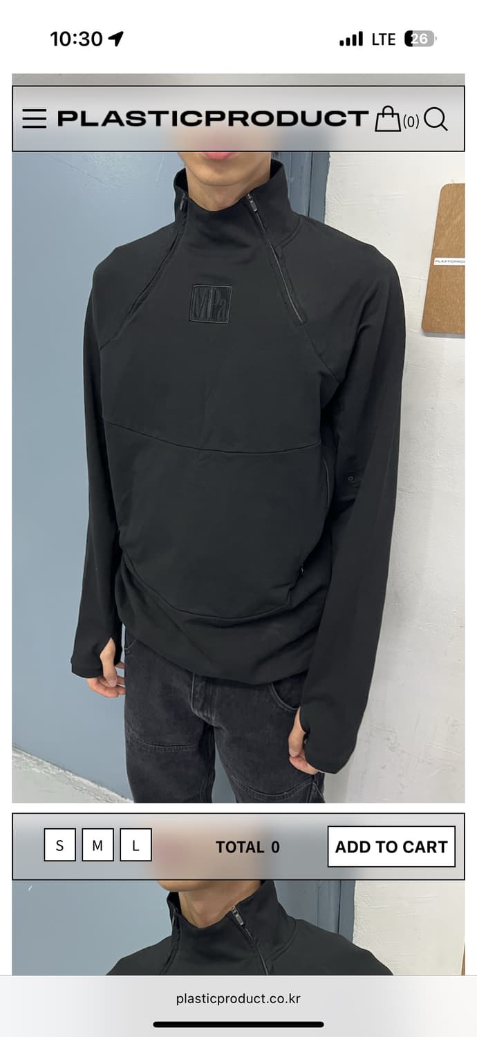 플라스틱 프로덕트 SOFT-SHELL HALF ZIP 상품이미지1