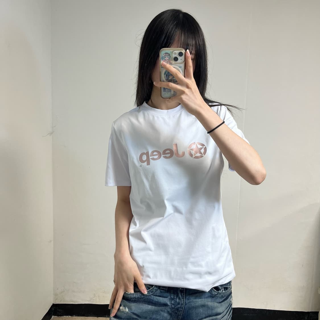 Jeep White Performance T-Shirt  상품이미지1