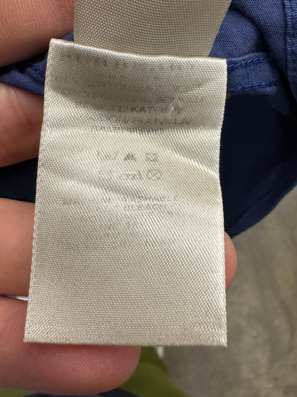 버버리 런던 네이비 셔츠 S 상품이미지5