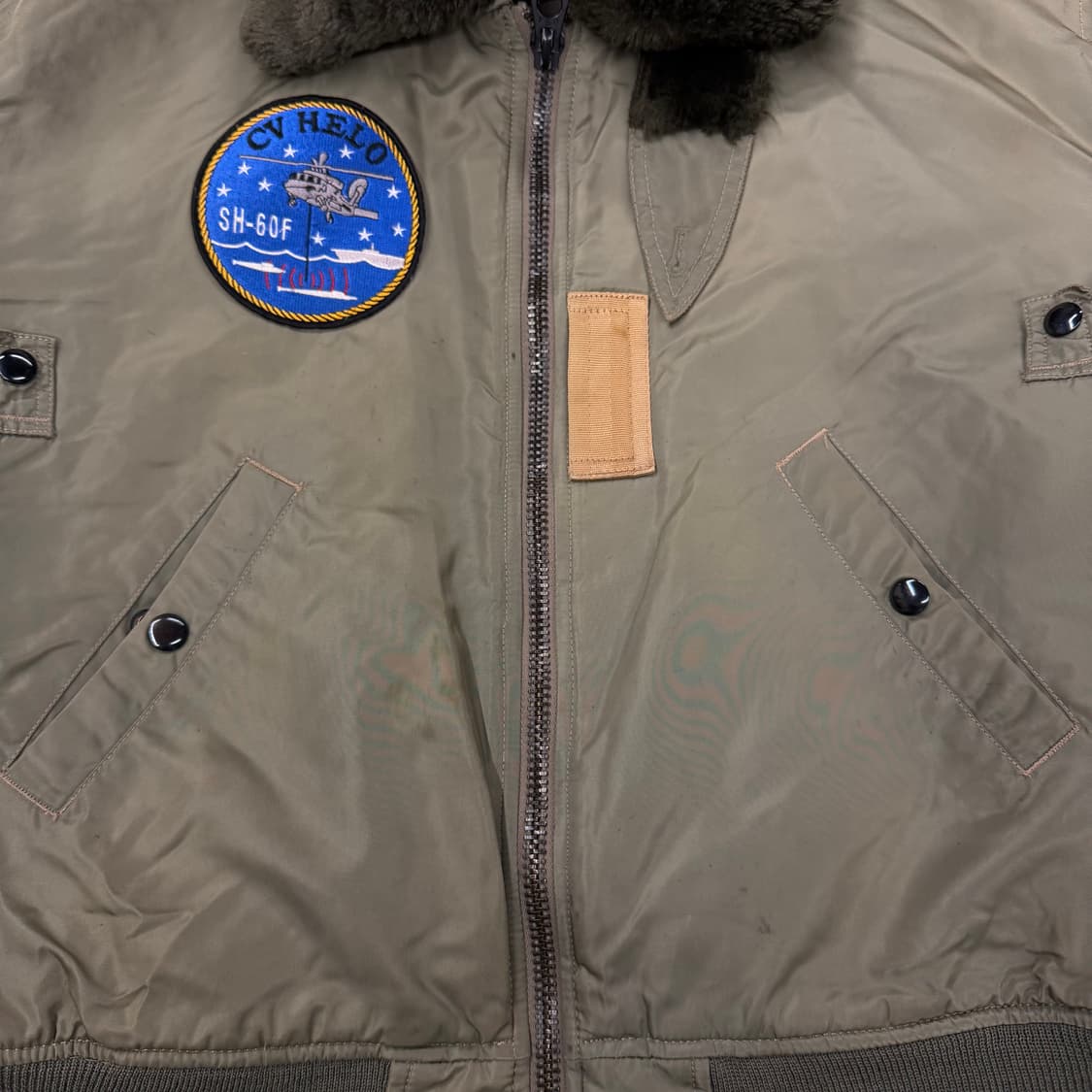 [ L ] 빈티지 U.S B-15 밀리터리 플라이트 항공 점퍼 자켓 상품이미지6