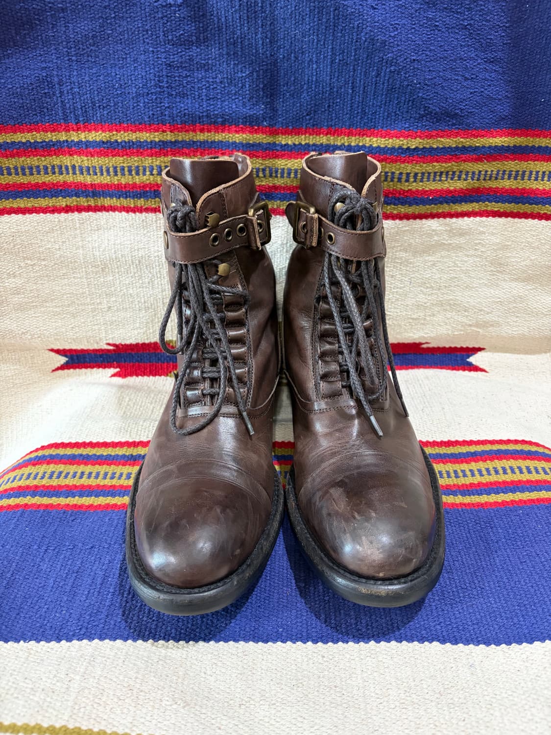 알프레도 배니스터 밀리터리 레이스업 부츠 상품이미지3