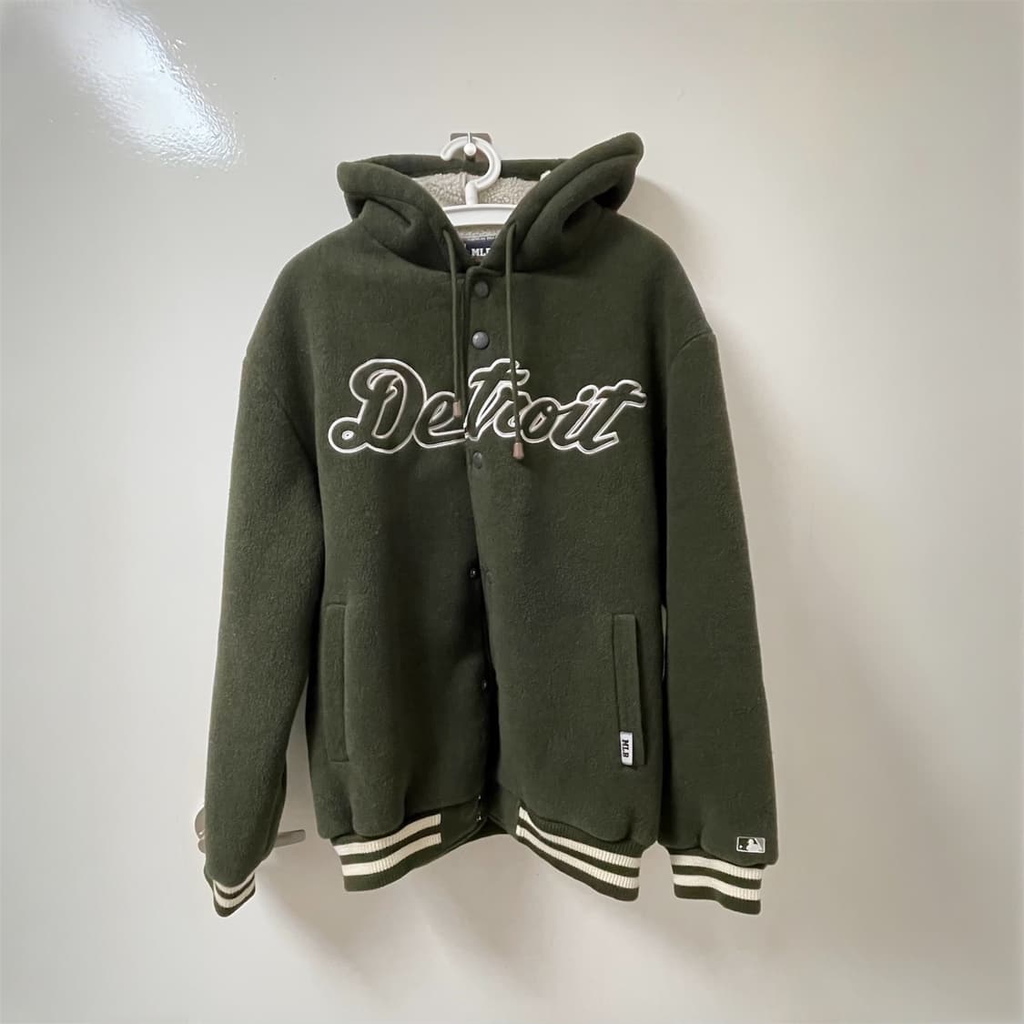 MLB 쉐르파 후드 야구자켓 스타디움 자켓 바시티 자켓 상품이미지1