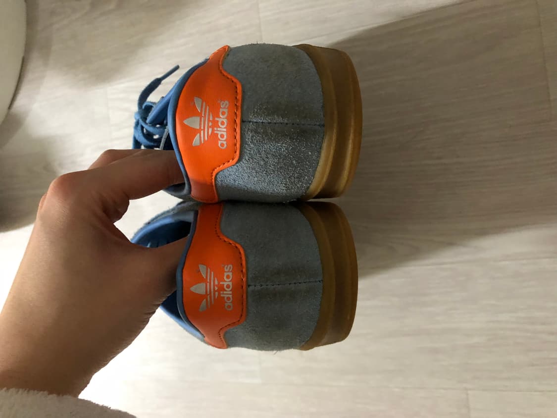 아디다스 오리지널 함부르크 라이트 블루 오렌지 GX7223 상품이미지5