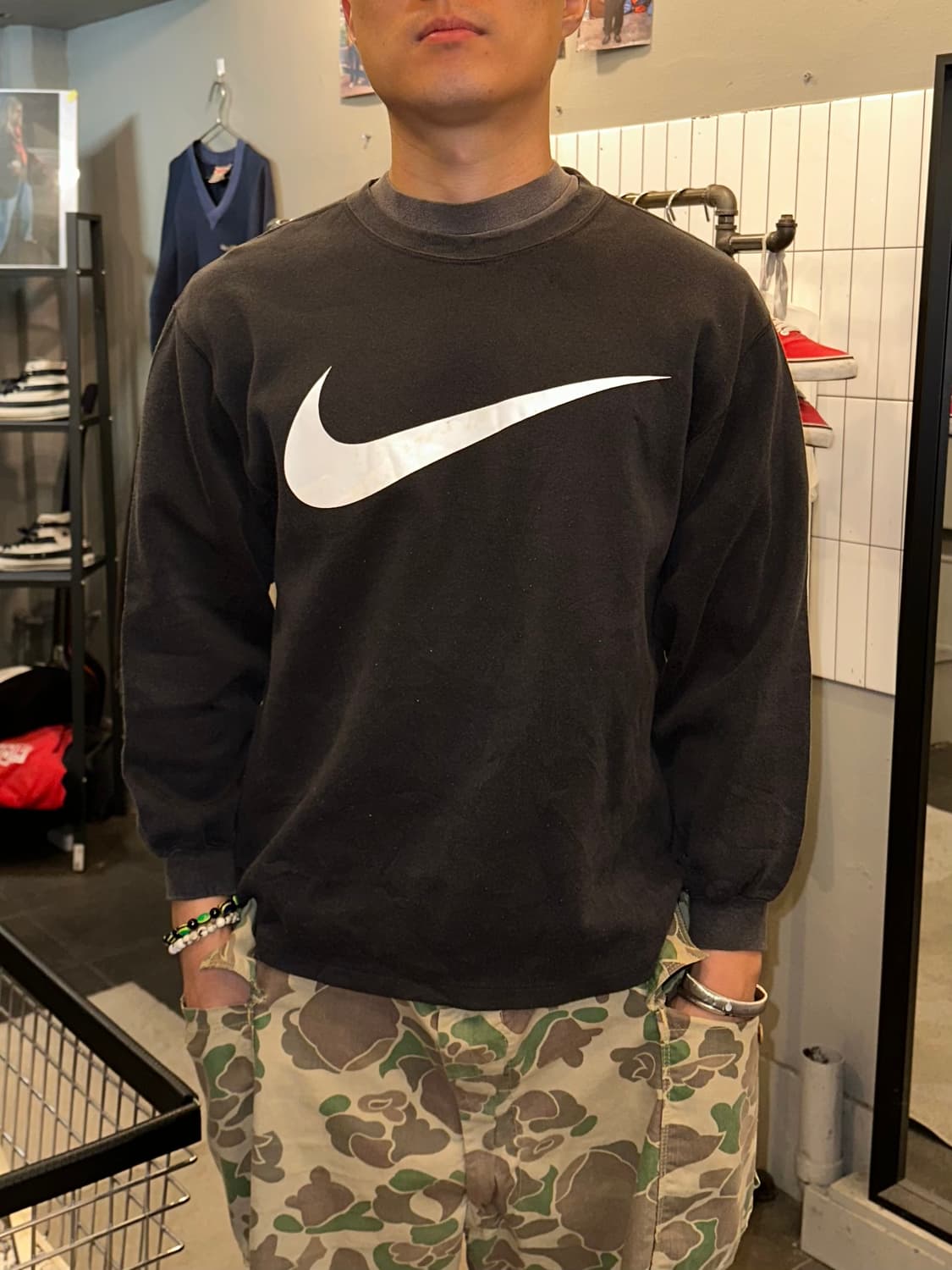 90’s Nike Swoosh logo fading sleeve 상품이미지2