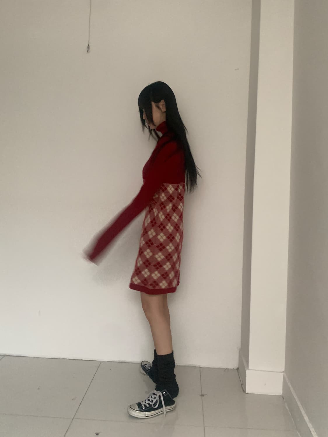 Caroline Turtle Neck Knit Dress 상품이미지7