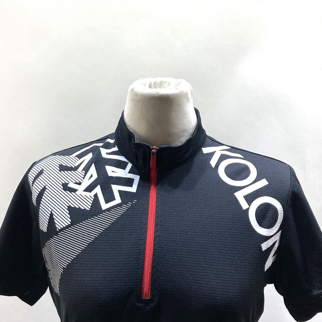 코오롱스포츠 여성반집업반팔티셔츠 블랙 90 상품이미지2