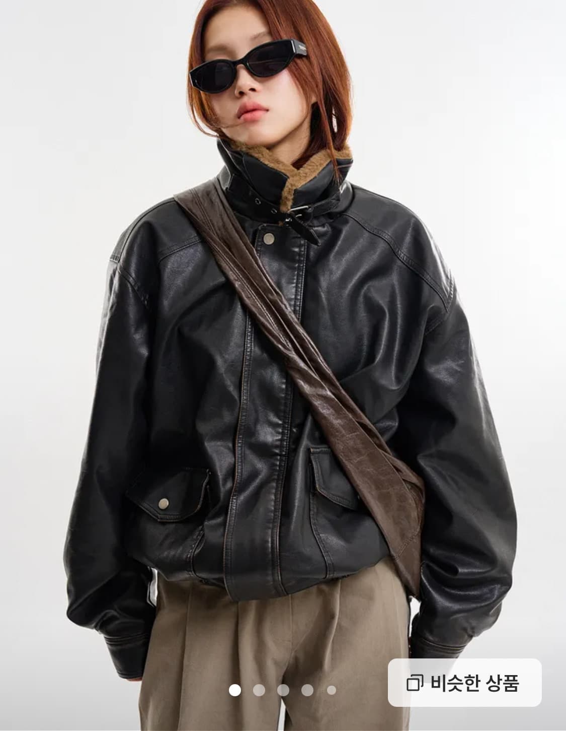 라우코하우스 라이닝 무스탕 자켓 딥브라운 상품이미지1