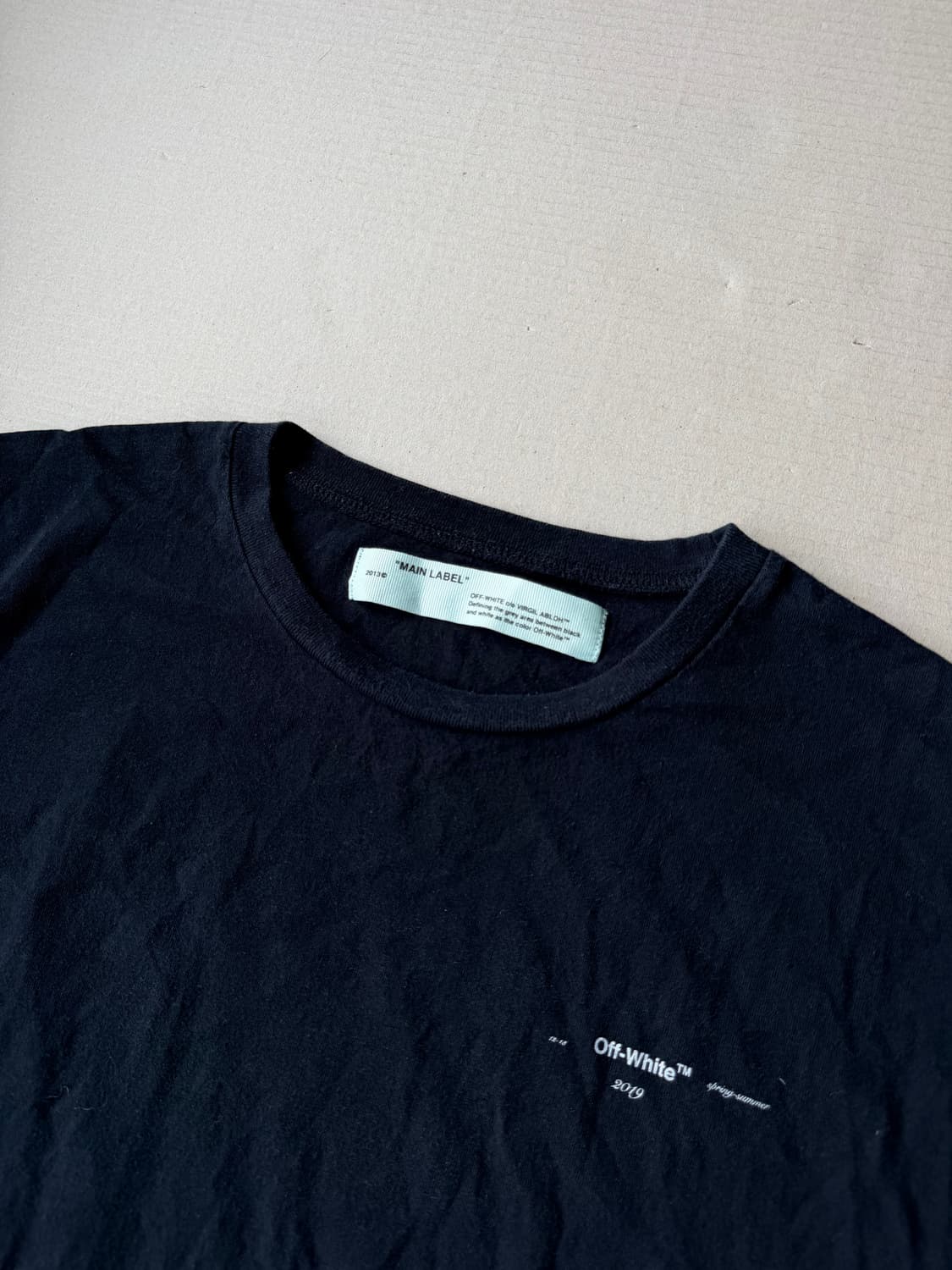 오프화이트 19SS 애로우 반팔 상품이미지3
