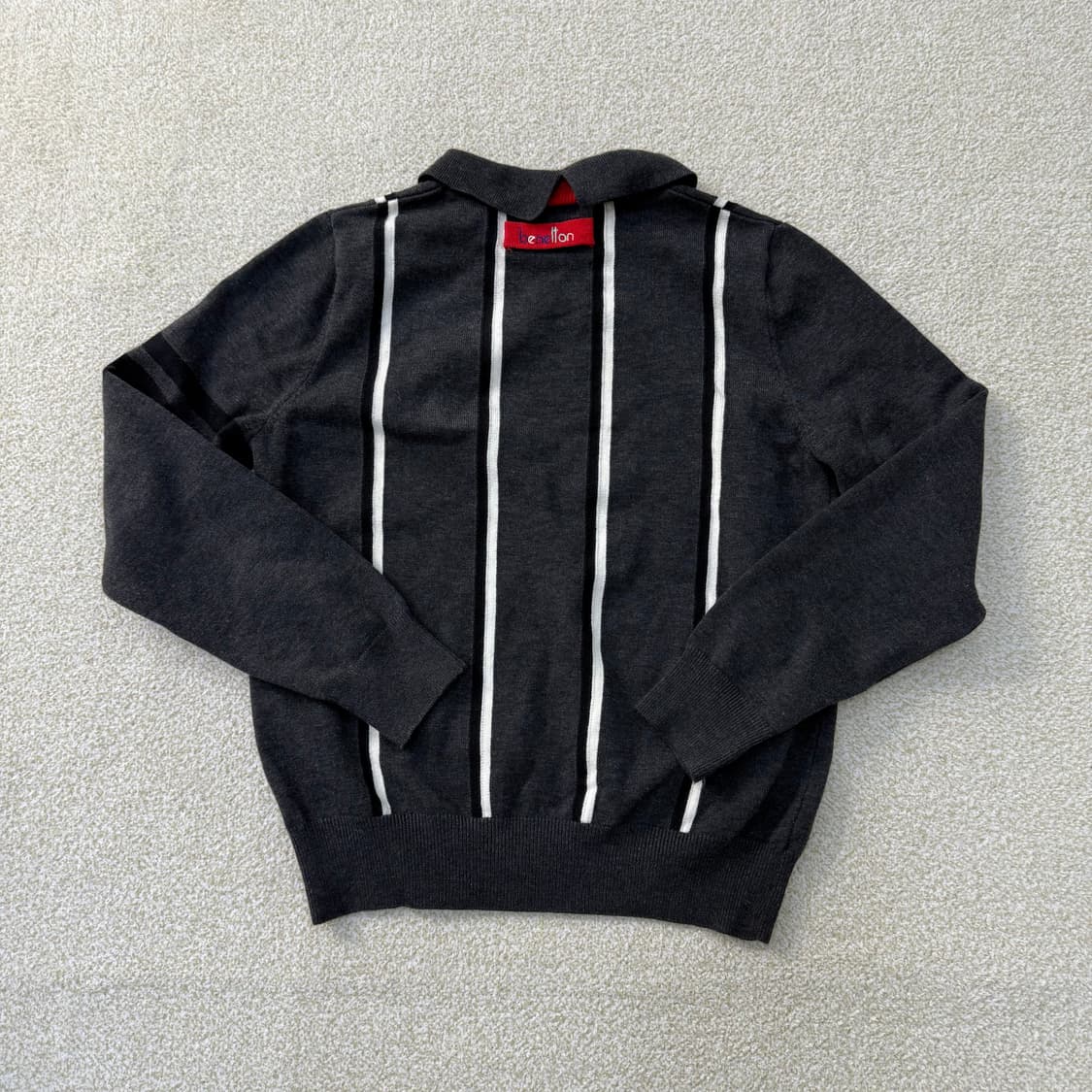 [M] 베네통 스프라이트 카라 니트 0115T1 상품이미지2