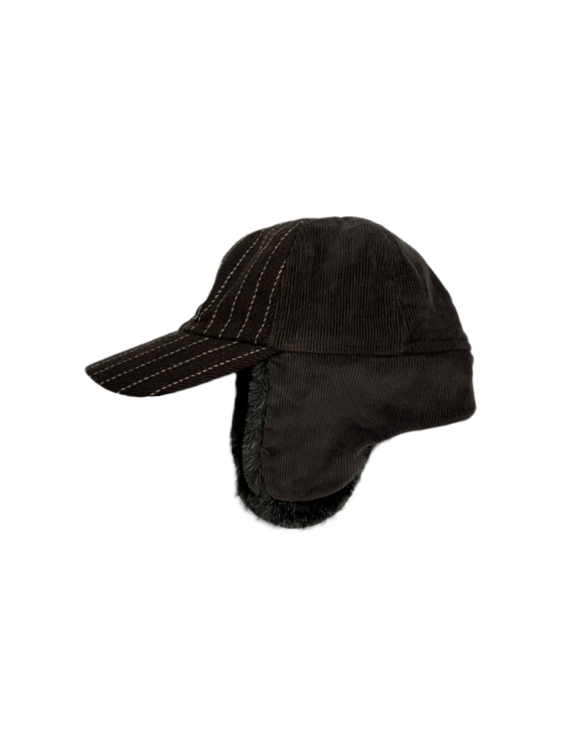 Kenzia italy 빈티지 울 코듀로이 트루퍼햇 이어플랩 귀도리모자 상품이미지5