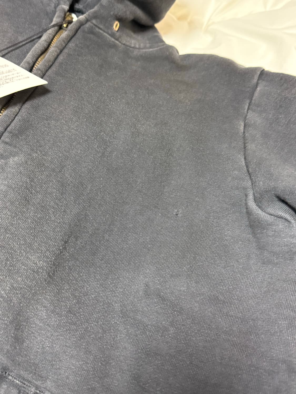 [2]아프레쎄 25 빈티지 후드 집업 블랙 상품이미지7