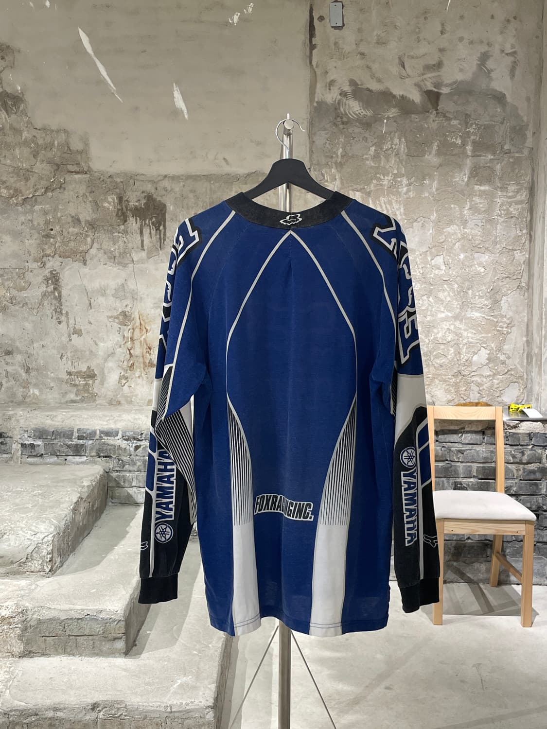 야마하 블루 폭스 레이싱 코튼 롱 슬리브 상품이미지6
