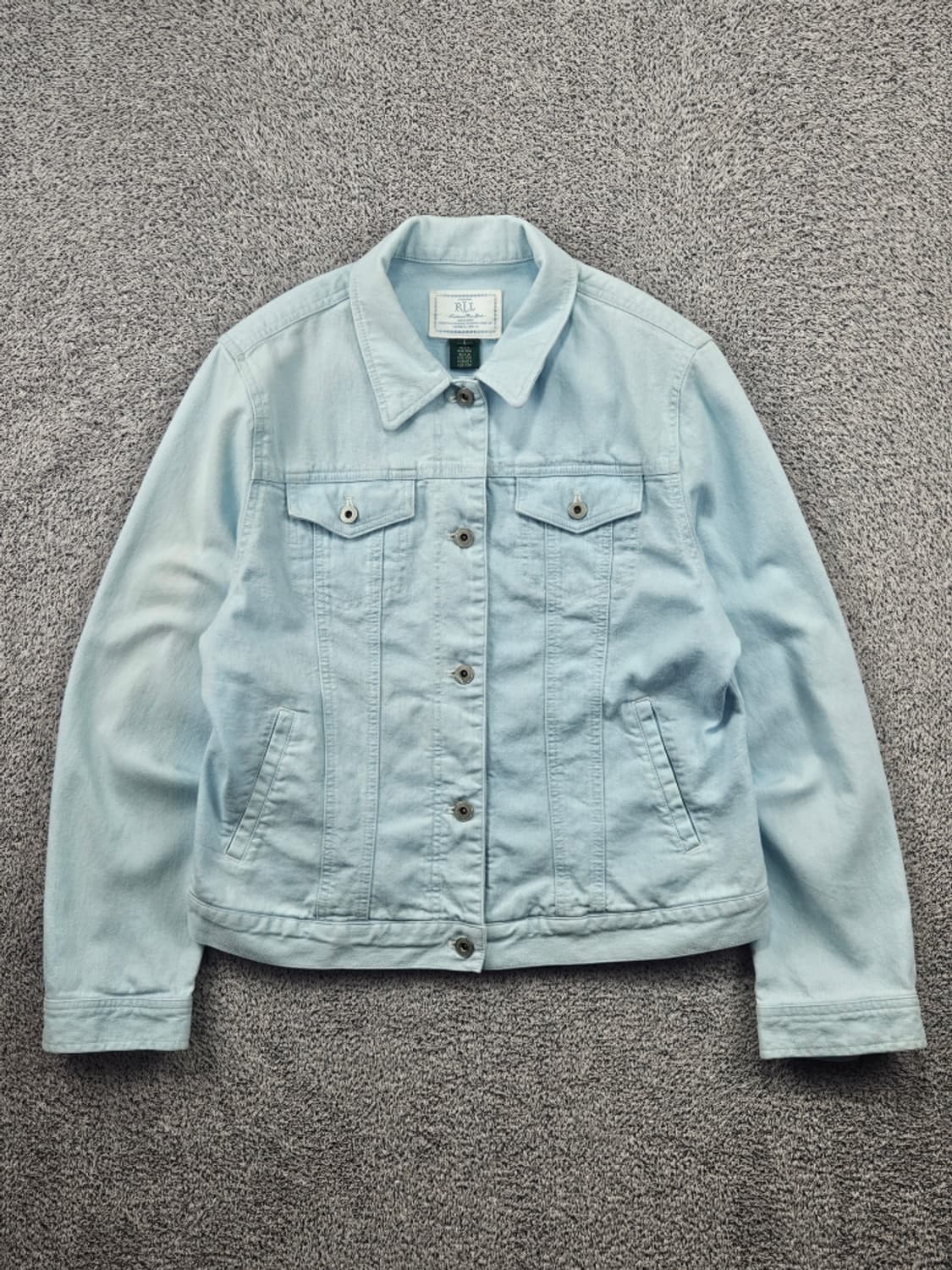 랄프로렌 RLL 라이트워싱 데님 트러커 자켓 ( L ) / 11634 상품이미지1