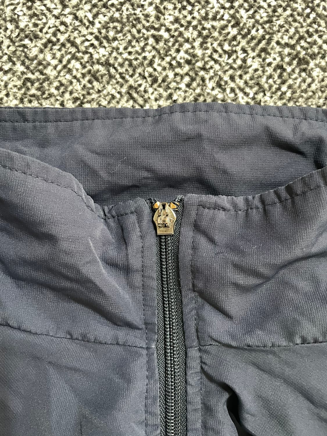 빈티지9. 나이키 스우시 올드스쿨 바람막이 점퍼 블랙화이트 배색 상품이미지7