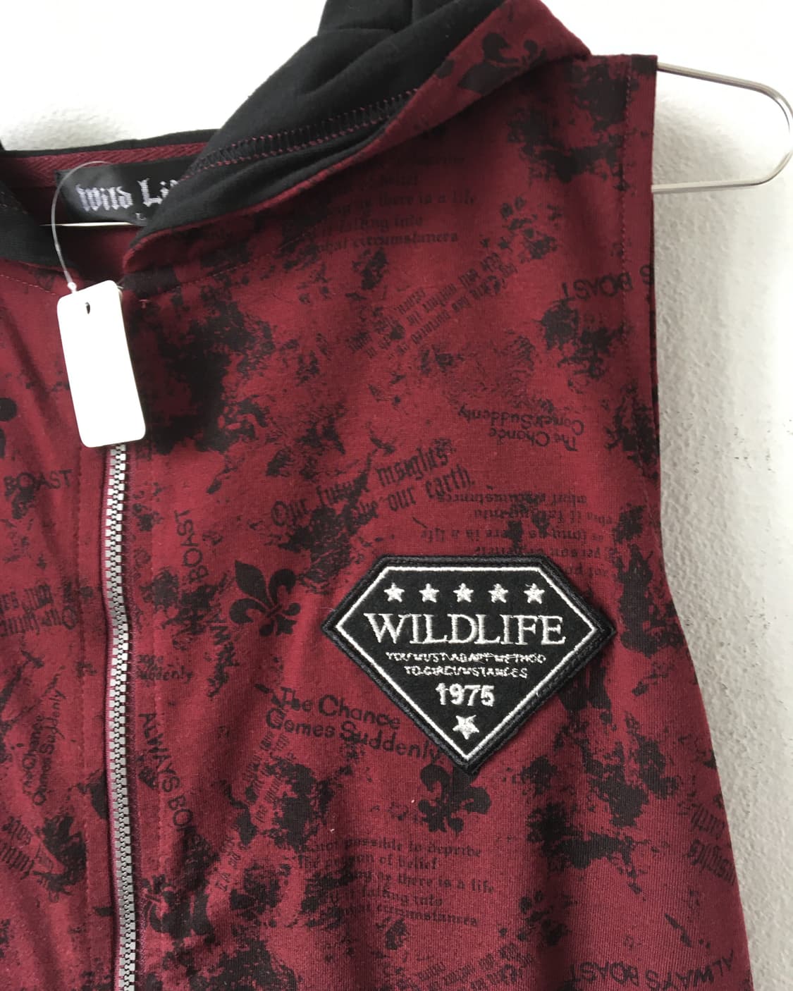 Full printing pattern point hood vest 상품이미지4