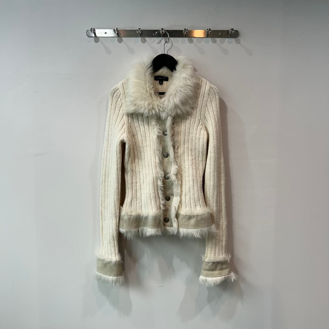 Epoca 퍼 트리밍 가디건 상품이미지6