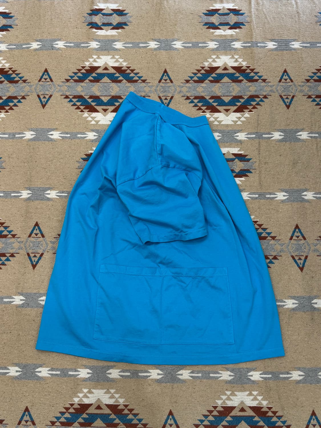 [L] 나나미카 마운틴 오가닉 야마 포켓티 블루  상품이미지6