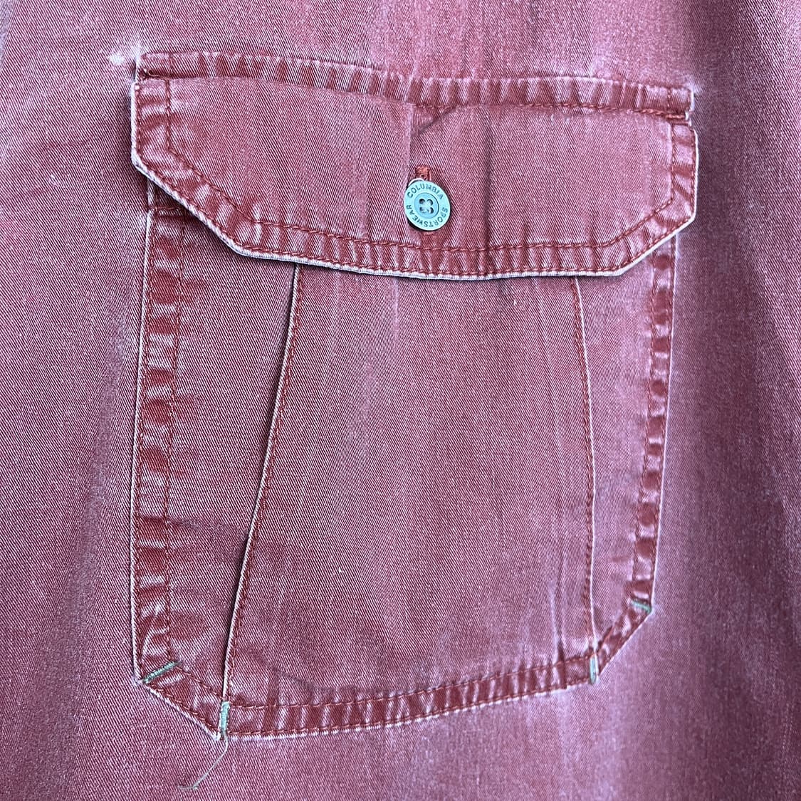 컬럼비아 버건디 워크 셔츠 상품이미지6