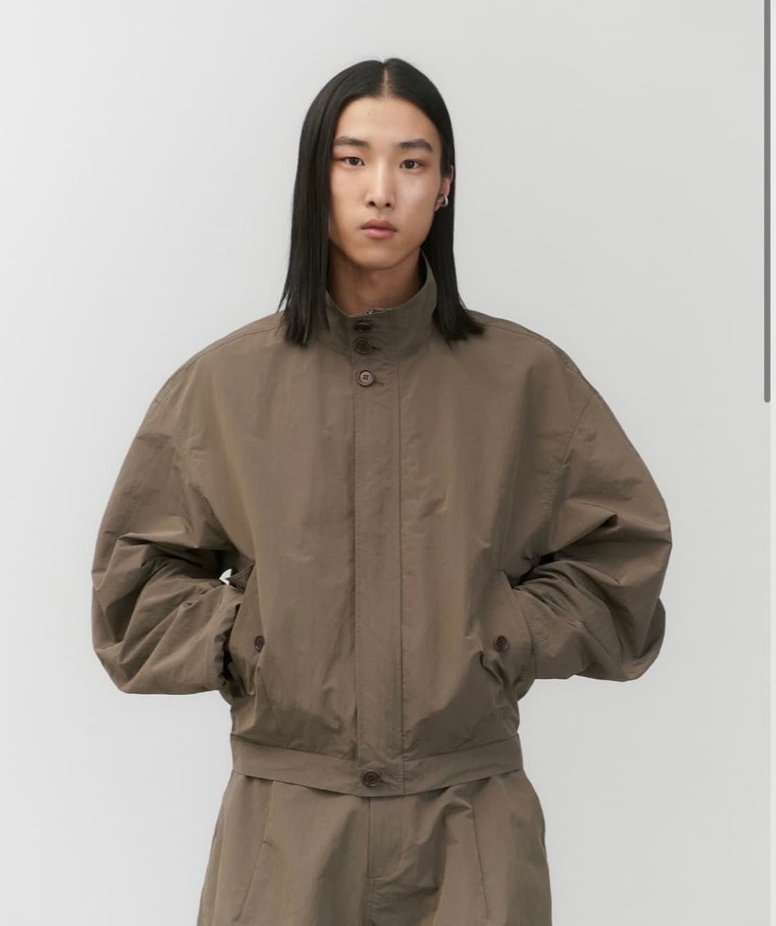 아모멘토 립스탑 볼륨 점퍼 블랙 M 자켓 남녀공용 상품이미지1