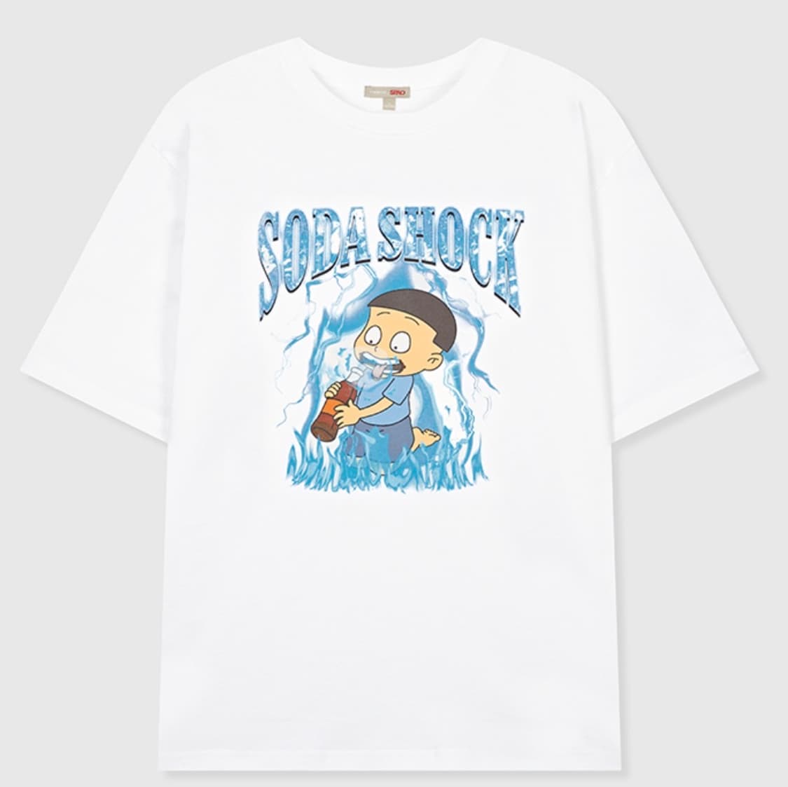 [스파오] 검정고무신 티셔츠 기철콜라L 상품이미지1