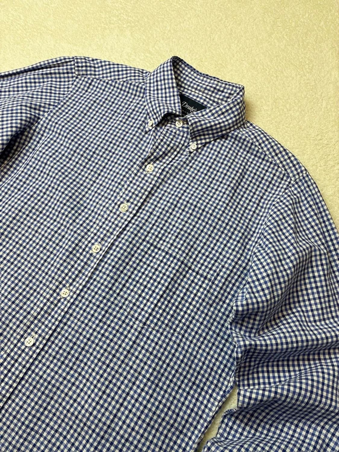 드레익스 잉글랜드 깅엄 체크 셔츠 PN5808    상품이미지2