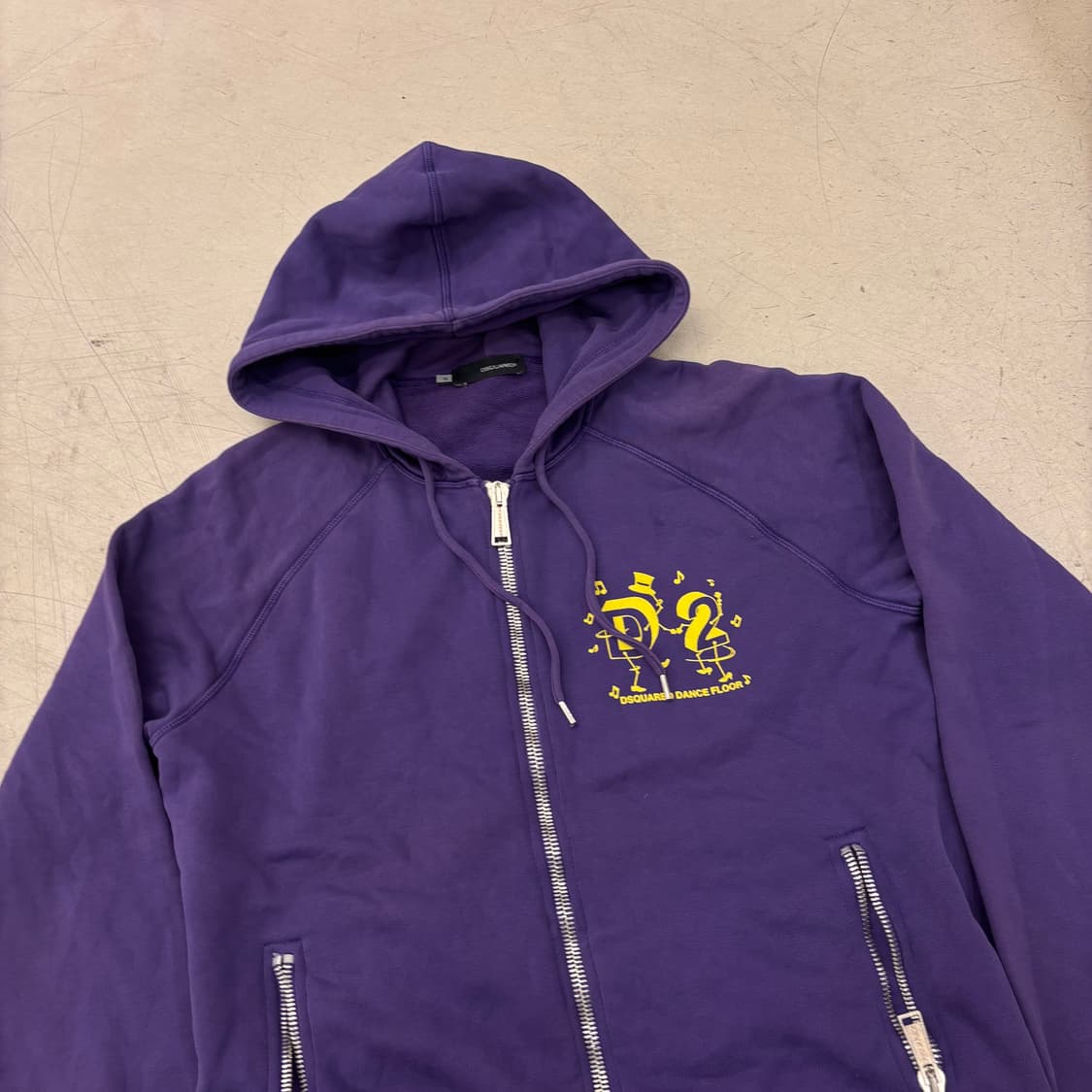 디스퀘어드2 댄스플로어 퍼플 후드집업 상품이미지2